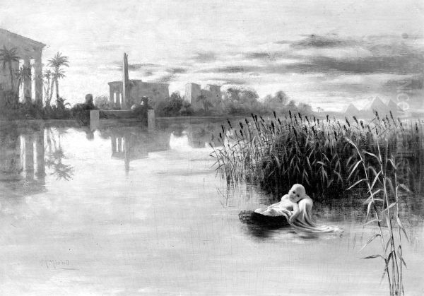 Moses in the Bulrushes - view 1