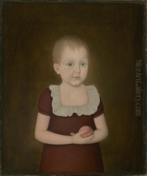Child with a Peach - view 1