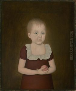 Child with a Peach by John Brewster, Jr.