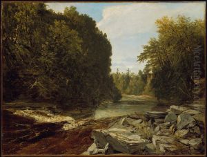 Trenton Falls, New York by John Frederick Kensett