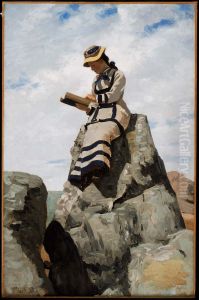 Reading on the Rocks, Grand Manan Reading on the Rocks, Grand Manan