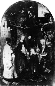 Adoration of the Magi. by unknown