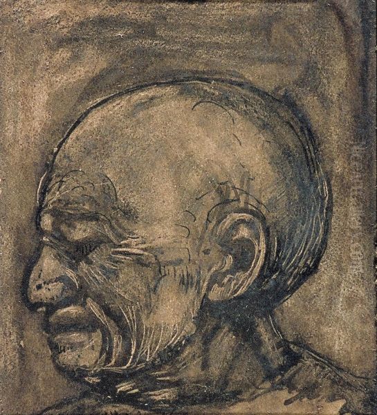 Portrait of a Crying Man - view 1