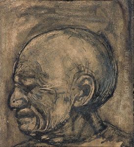 Portrait of a Crying Man by Theo van Doesburg