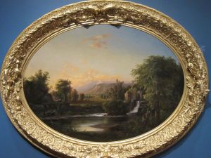 Landscape with Waterfall by Robert Seldon Duncanson