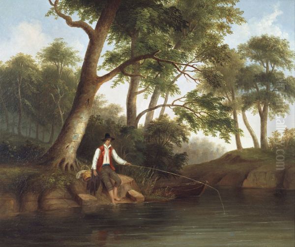 Man Fishing - view 1