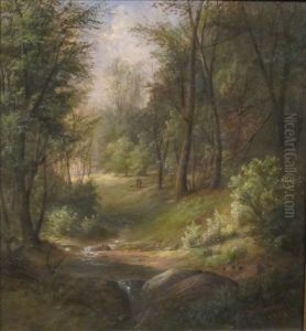 Woodland Pool by Robert Seldon Duncanson