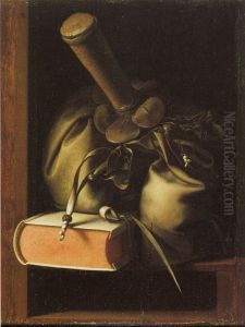 Money Bag and a Book on a Shelf