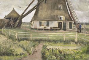 The "Laakmolen" near The Hague (The Windmill)