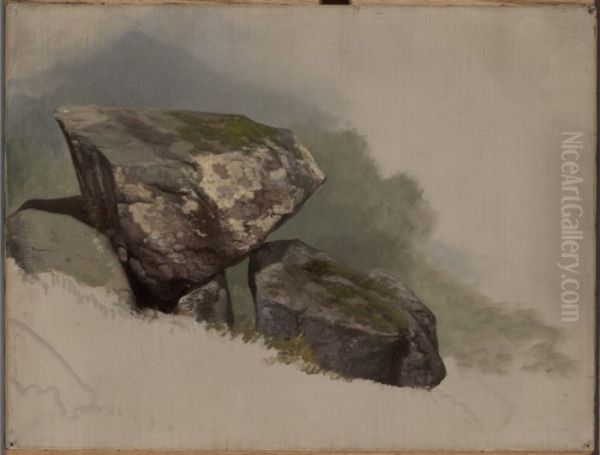 Study of a Rock - view 1