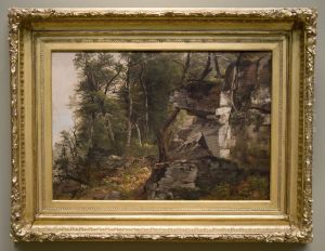 Trees on a Rocky Hillside by Asher Brown Durand