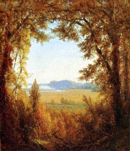 The north side of Hook Mountain by Sanford Robinson Gifford