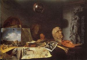 Corner of a painter's studio