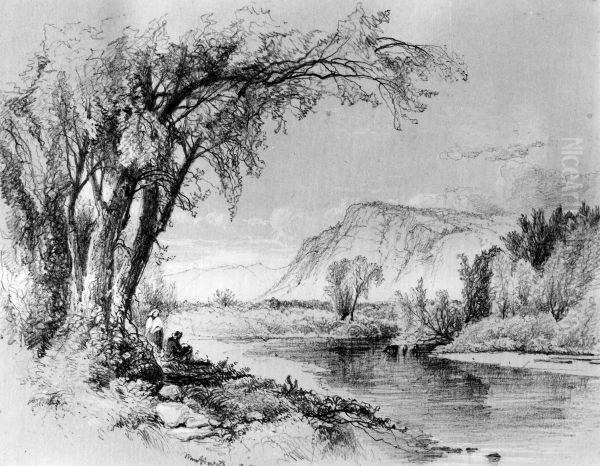 Mountain and River Scene - view 1