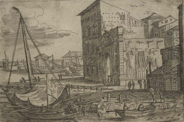 Views Of The Harbour Of Messina - view 1
