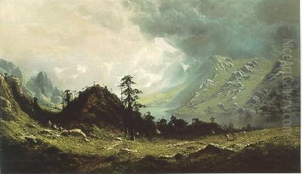 Indian Camp in the Cascades - view 1