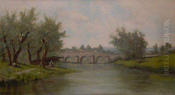 Figures in a French Landscape - view 1