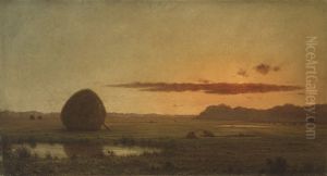 Sunset, Newburyport Meadows by Martin Johnson Heade