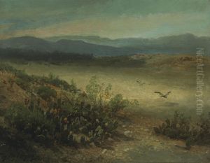Between the Sierras and the coast range, California by Hermann Ottomar Herzog