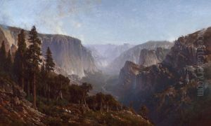 Yosemite Valley (From Below Sentinel Dome, as Seen from Artist's Point) by Thomas Hill