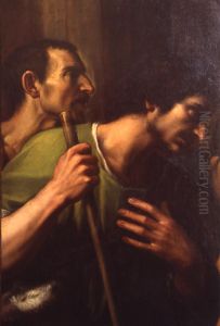Two shepherds by Giuseppe Vermiglio