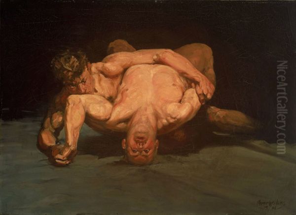The Wrestlers - view 1