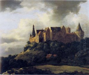 View of Bentheim castle by Jacob Van Ruisdael