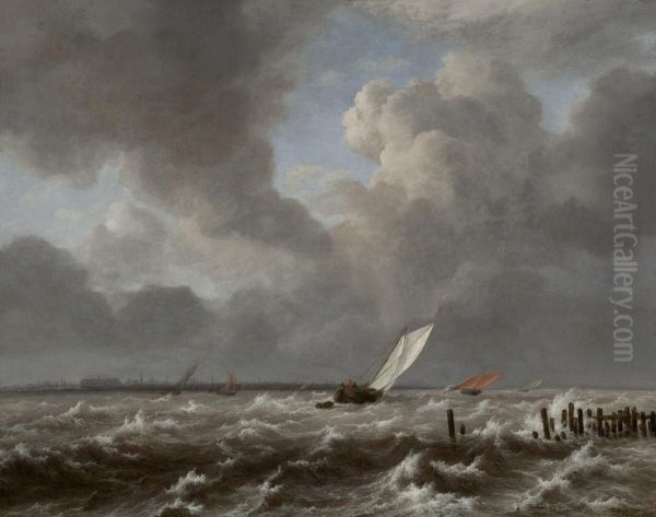 View of the Ij on a Stormy Day - view 1