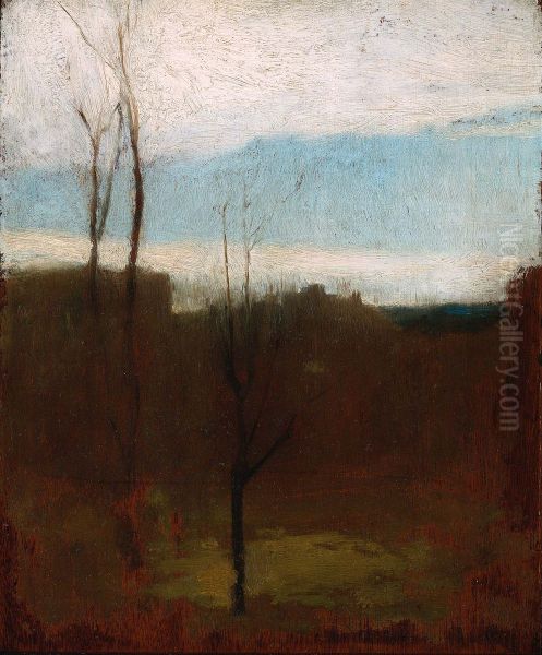 Landscape with Bare Trees and Coastline - view 1