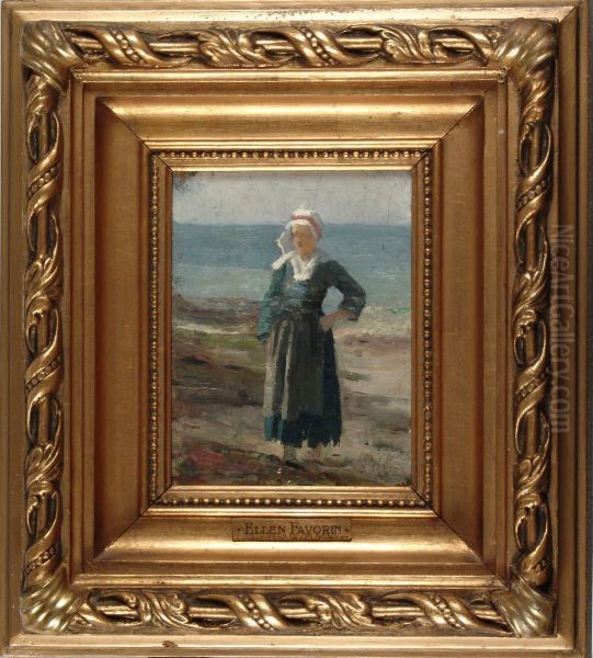 Woman on the Beach - view 1