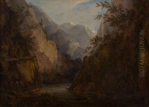 Norsk fjelltrakt by Per Gustaf von Heideken