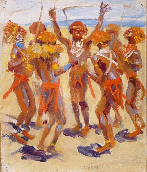 Dancing Kikuyu Warriors - view 1