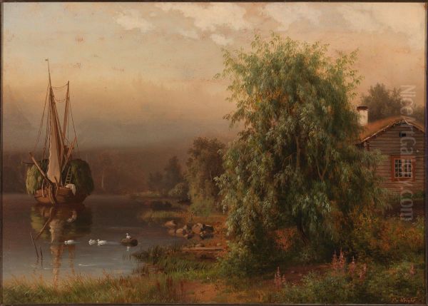 Landscape in Morning Fog - view 1