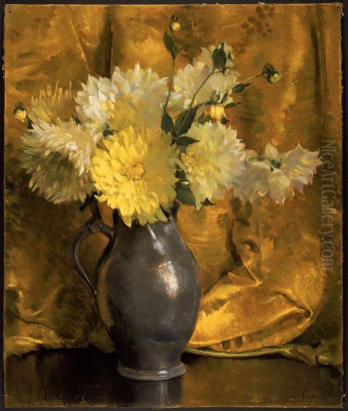 Yellow Dahlias - view 1