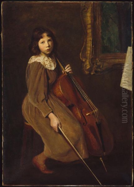 A Young Violoncellist - view 1