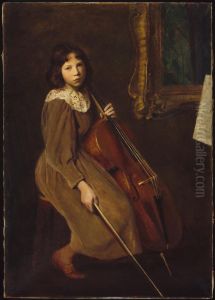 A Young Violoncellist by Lilla Calbot Perry