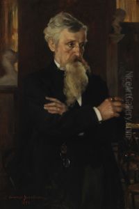 Portrait of August Schauman, journalist by Gunnar Berndtson