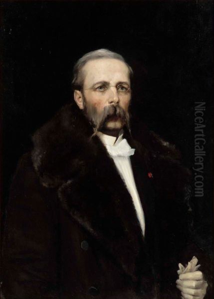 Portrait of the Artist's Father Chief Director Carl Albert Edelfelt - view 1