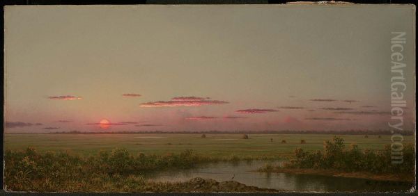 Sunset on Long Beach - view 1