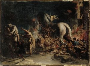 The Greeks Entering Troy by Giovanni Domenico Tiepolo