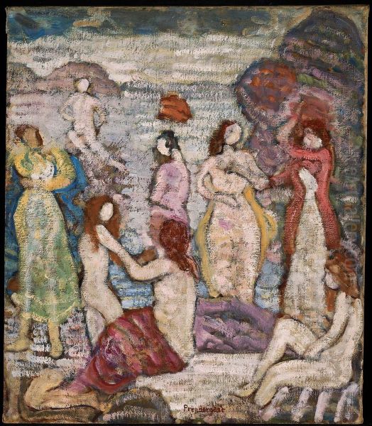 Eight Bathers - view 1