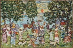 Sunset by Maurice Prendergast