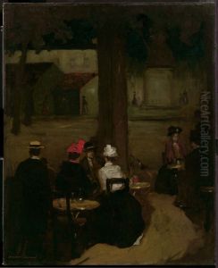 Sidewalk Cafe by Robert Henri