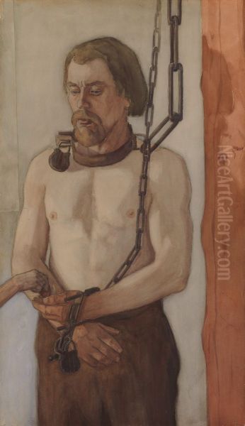 At the Pillory; In Irons - view 1