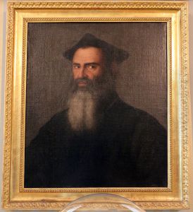 Portrait of a prelate by Francesco Salviati