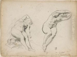Deux Etudes De Nus Feminins by Daniel Casey
