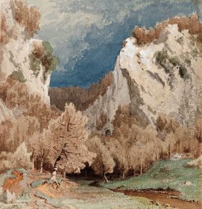 Autumn Landscape Near Dusseldorf