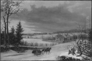 Sleigh Ride in the Country by Thomas Birch