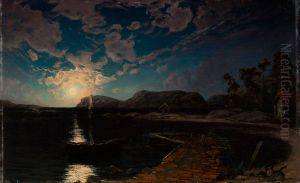 Landscape in Moonlight by Fanny Churberg