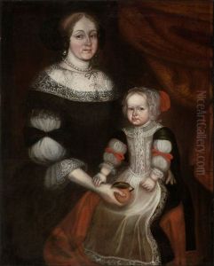 Mrs. Richard Patteshall (Martha Woody) and child Mrs. Richard Patteshall (Martha Woody) and child